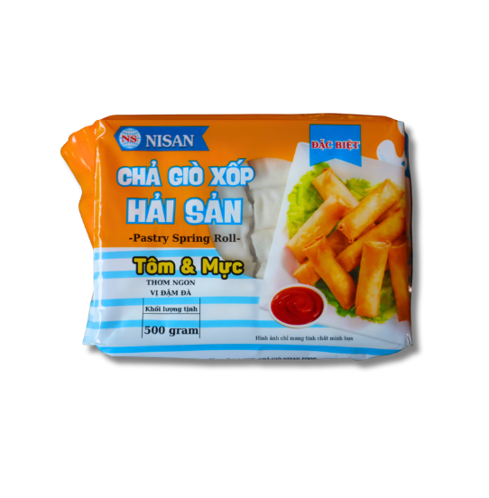 Chả Giò Xốp Hải Sản Tôm Mực